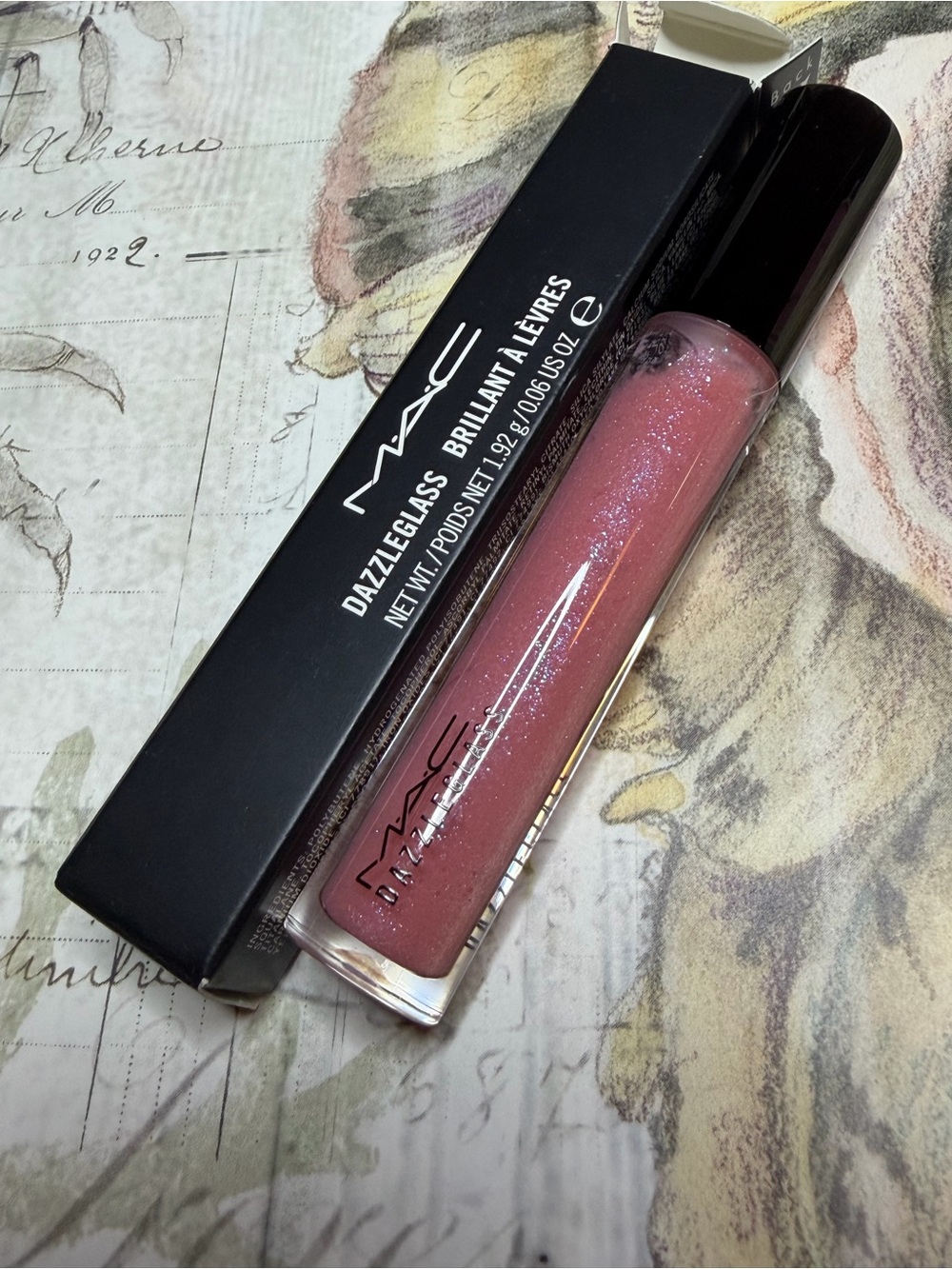 MAC COSMETICS BABY SPARKS DAZZLEGLASS BNIB lipgloss lipglass Rare Dazzle
